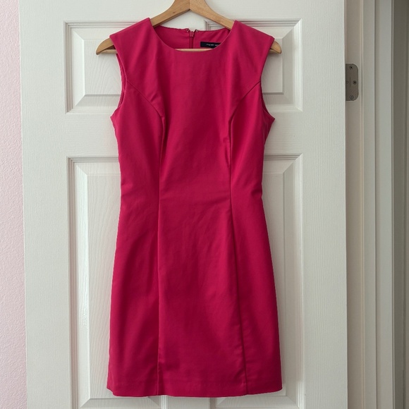 French Connection Sheath Dress - Fuschia Pink Size 4 - Picture 2 of 9